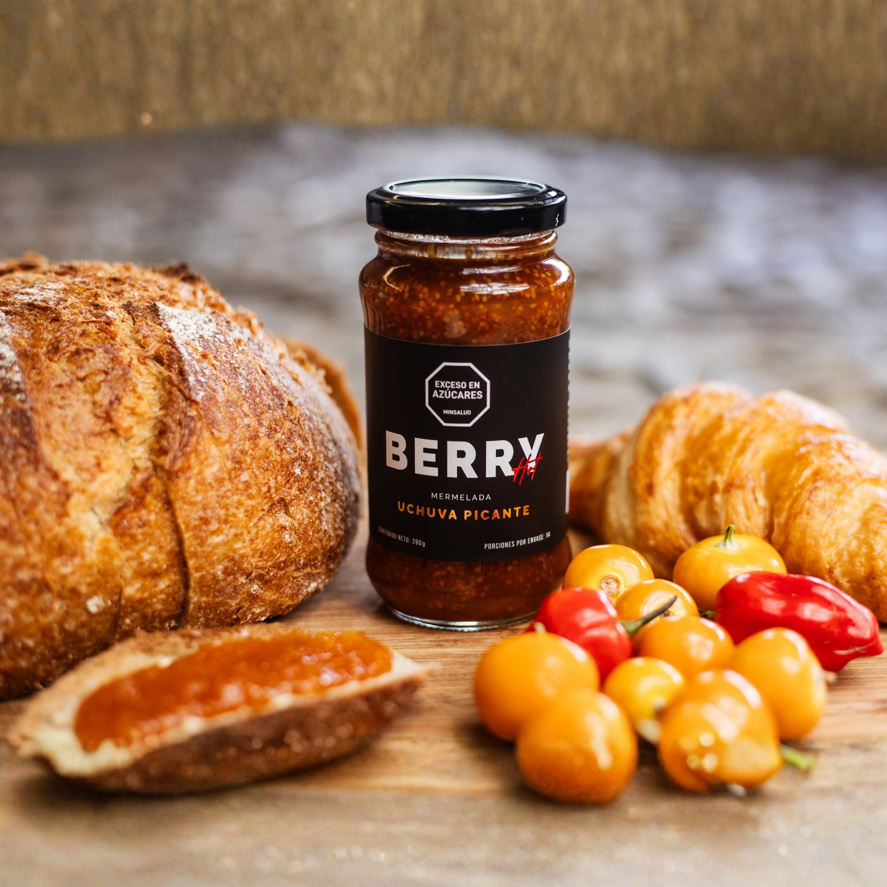 Mermelada de Uchuva Picante Berry hot