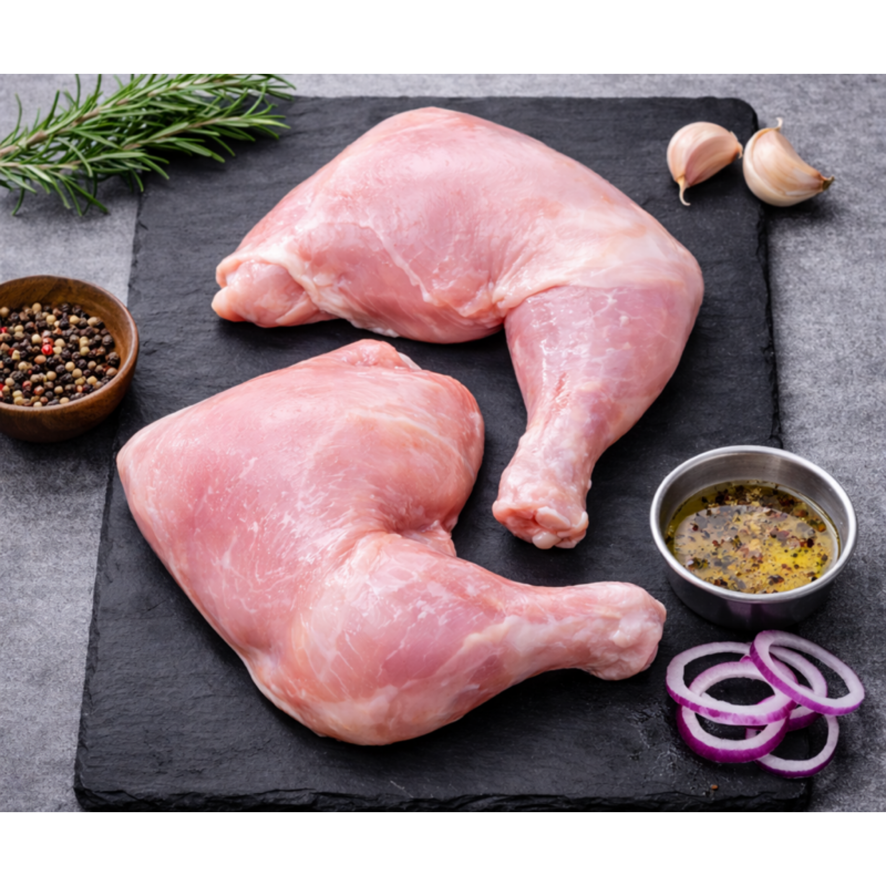 Pierna Pernil Sin Piel Blanco (600gr -700gr Aprox)