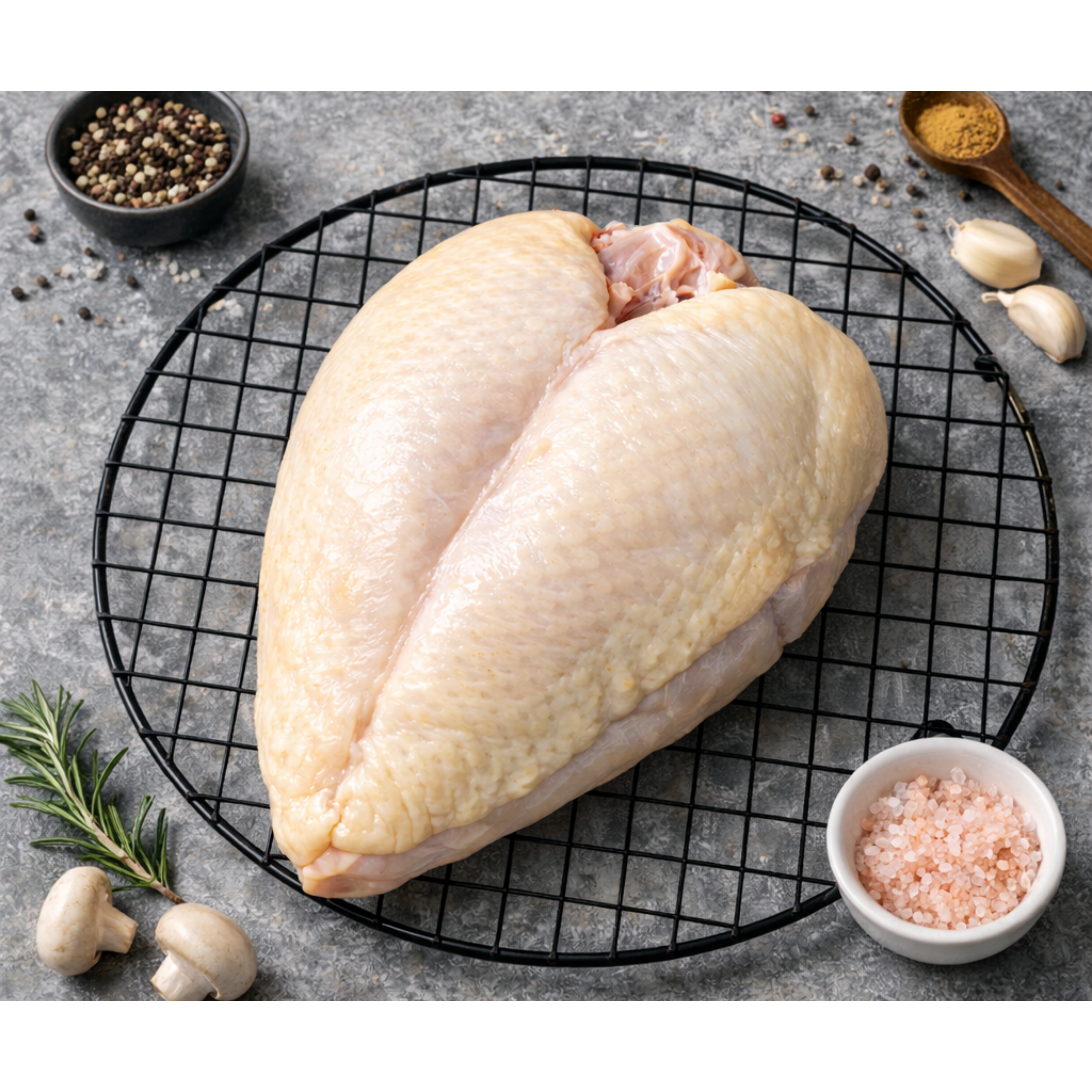 Pechuga Con Piel Blanco (750gr - 850gr Aprox)