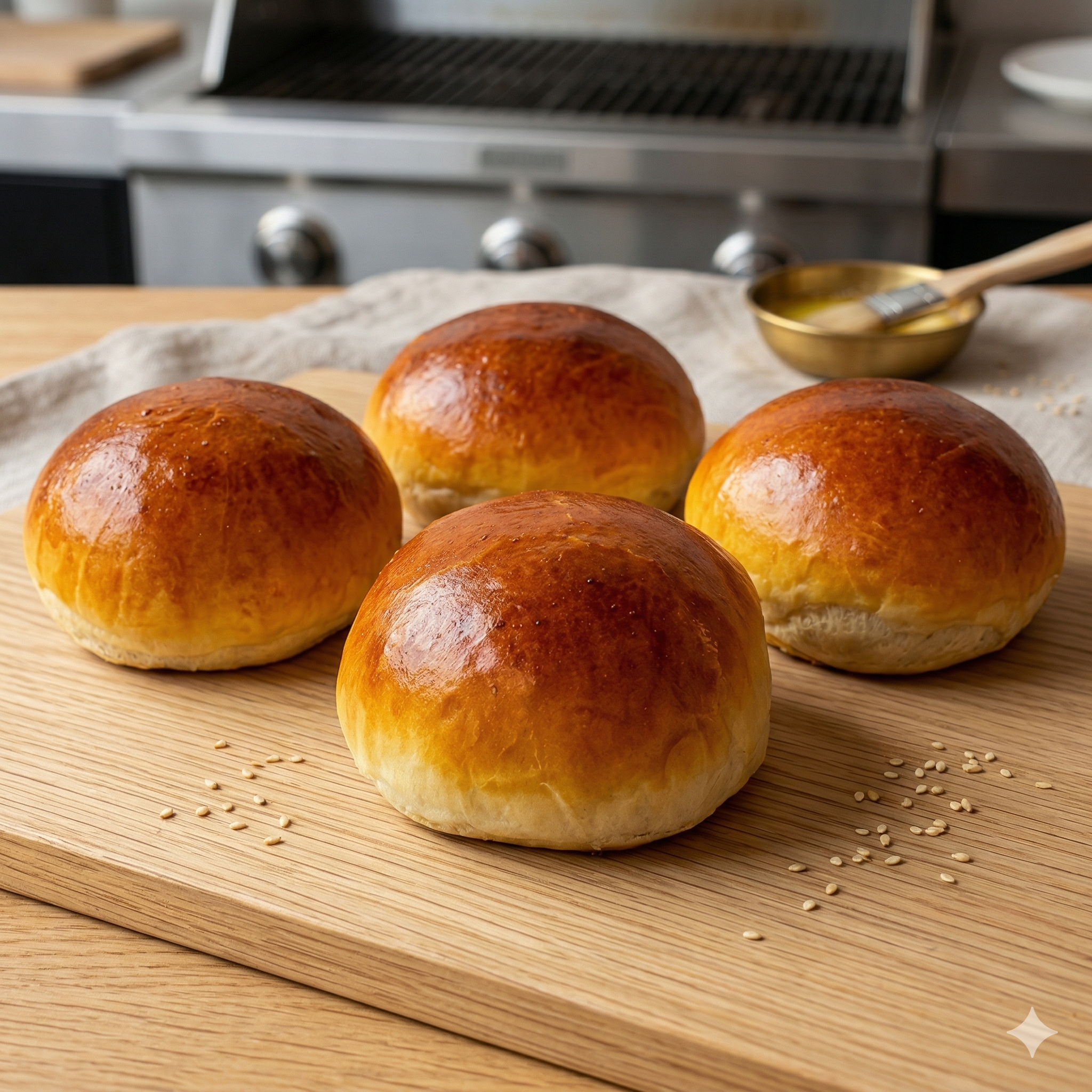 Pan Hamburguesa Brioche x 6Und X 65Gr/Cu)