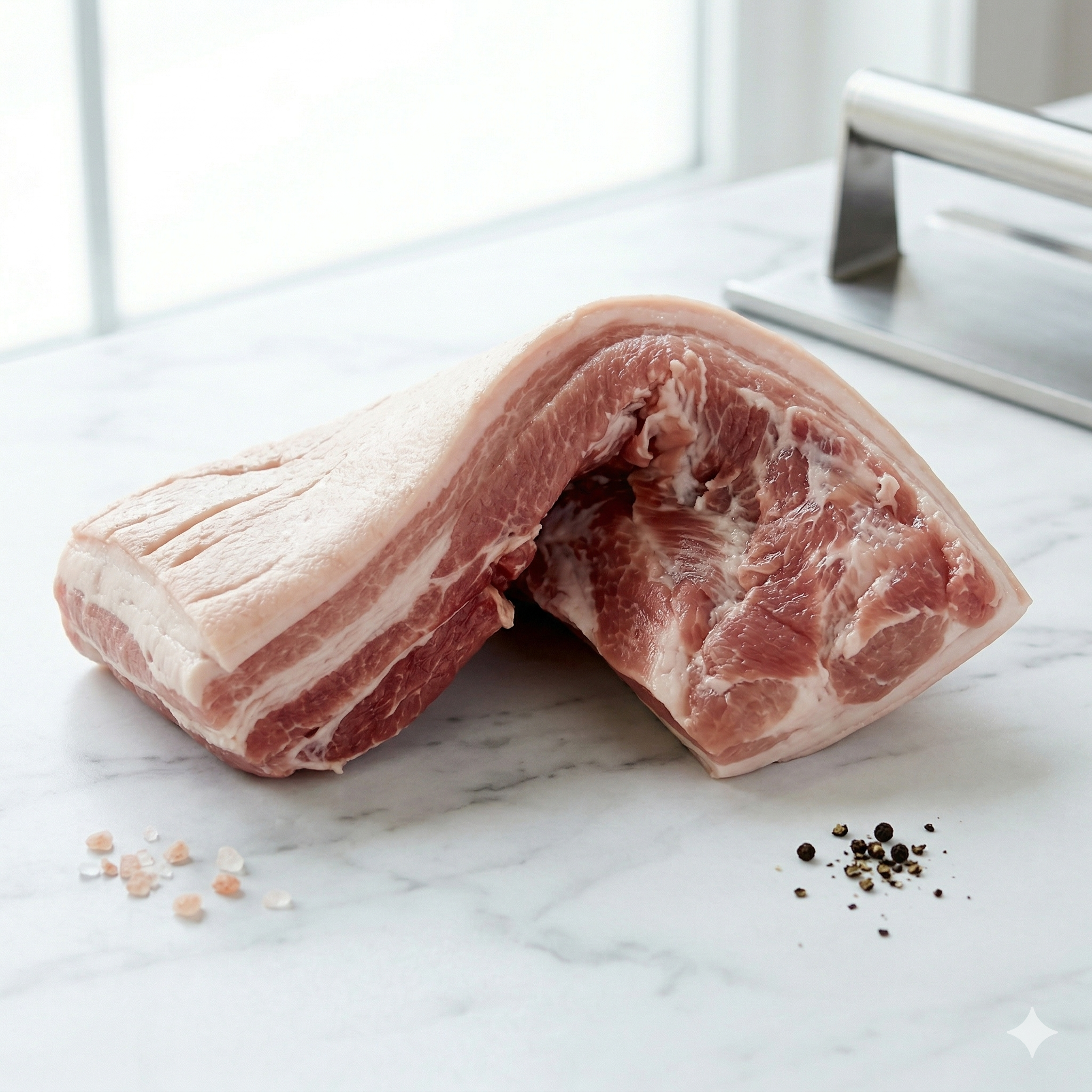 Panceta de cerdo plancha